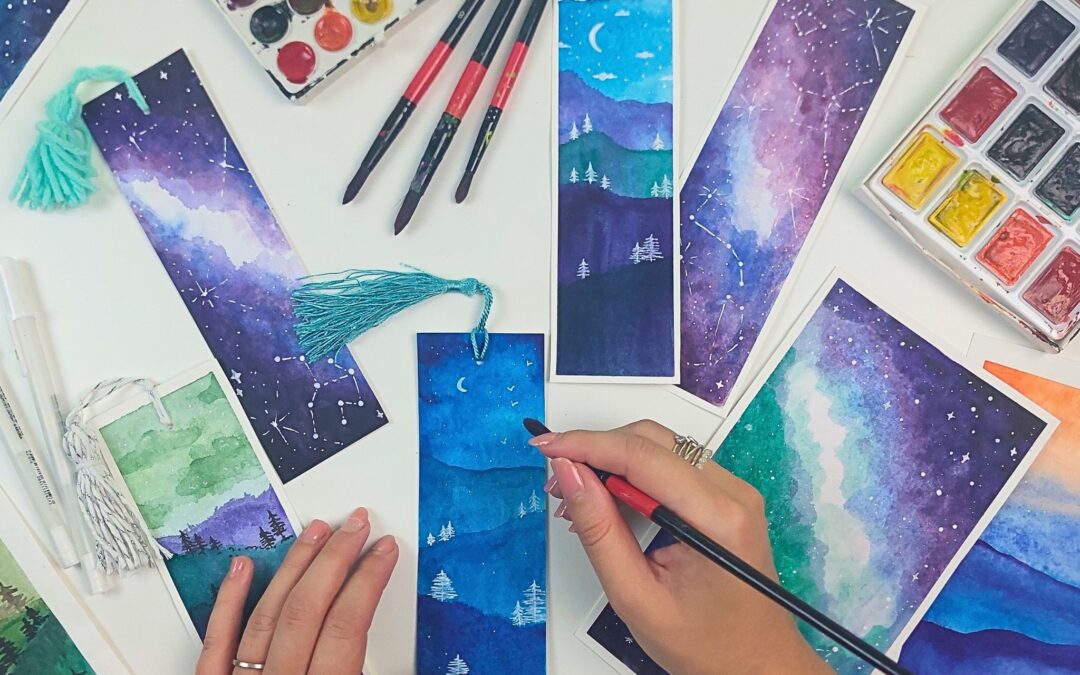 Under the Stars: Painting Galaxies and Mountain Scapes in Watercolor