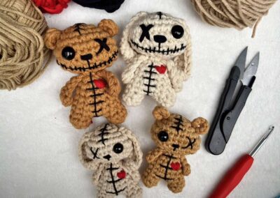 Amigurumi Master Class: Voodoo Bear and Bunny | P2,450