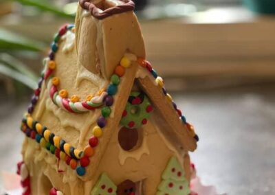 Home for the Holidays: A Gingerbread House Decorating Experience