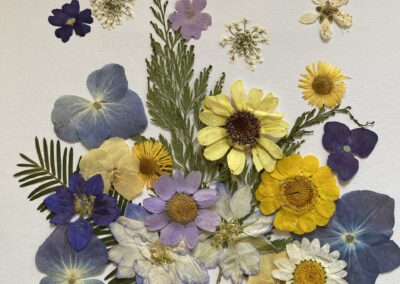 Mother’s Day Pressed Flower Collage + Crafting for Kids