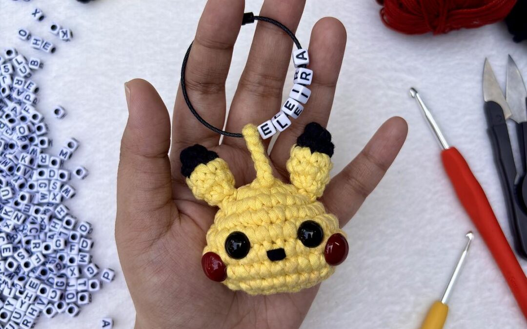 Basic Crochet: Pikachu Bag Charm
